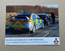 2008 Mitsubishi Lancer Evolution X Press Photograph - South Yorkshire Police picture