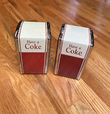 Vintage 1992 Coco-Cola Napkin Dispenser LOT OF 2 Have A Coke picture