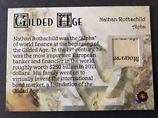 Nathan Rothschild 2022 Historic Autographs  Gilded Age  Document Touched Card picture