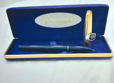 Vintage Parker Fountain pen Gold Finish 12k gold Cap And nib - Rare Made In USA picture