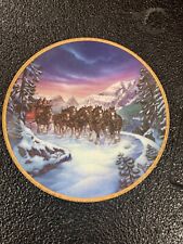 Budweiser Special Delivery World Famous Clydedales Plate Collection 1993 picture