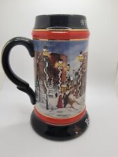 Anheuser Busch BUDWEISER 1992 Clydesdales Collector's Series Beer Stein Mug picture