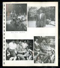 Vintage Photos COUPLE RIDE BSA MOTORCYCLE EUROPE 1951 COLLEGE GUYS VINTAGE CAR picture