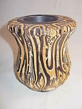New Zealand PONGA VASE Unique Rare Hand Crafted UNREAL One Of A KIND -9 picture