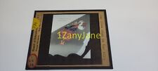 J36 HISTORIC Glass Magic Lantern Slide SHE FLEW HIGH IN THE AIR picture