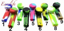 Silicone Smoking Pipe with Metal Bowl  (9 Colors You Choose) US SELLER  picture
