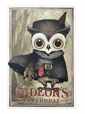 Disney Springs Gideon's Bakehouse March 2024 Menu Card - Thaddeus Bubo the Owl picture