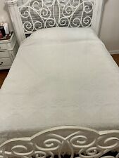 Vintage Bates White Chenille George Washington Chioce Queen Textured Bedspread picture