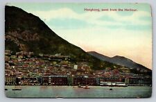 China ,HongKong, Seen From The Harbour Vintage Unposted Circa 1905  DB Postcard picture