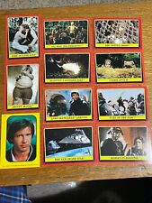 1983 Topps Star Wars Return of The Jedi Lot of 10 cards 1 Solo sticker MINT picture