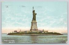 Statue of Liberty New York City NY Hugh Leighton Pub. Antique 1908 Postcard picture
