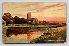 Worcester Cathedral UK Raphael Tuck's Oilette Worcester Postcard picture