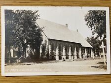 1913 RPPC: BELOIT, KANSAS antique real photograph postcard PRESBYTERIAN CHURCH picture