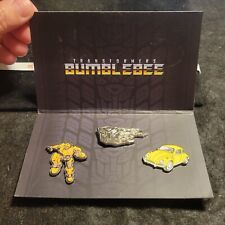 2018 Bumblebee Transformers Boombox Loot Crate Pop Culture Novelty Pin Set picture
