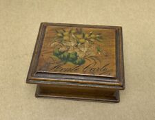 Antique Small Monte Carlo Wood Trinket box 3