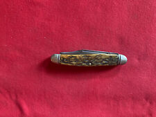Vintage Bone Handle Wards Cutlery 3 Blade Stockman Pocket Knife picture