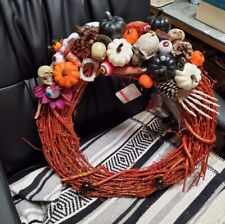 Spooky Fall Halloween Wreath (one of a kind) picture