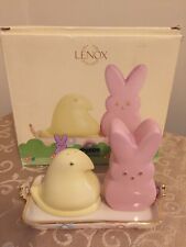Lenox Easter Peeps Salt and Pepper Set with Tray with Box picture