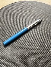 Vintage Sheaffer Fountain Pen Blue & Silver Made in USA picture