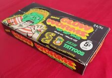 VINTAGE 1968 MAGIC GLOW WORMS (24) 5 CENT PACKS & BOX IN EXCELLENT CONDITION picture