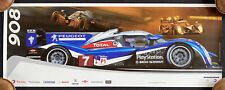 Play Station PEUGEOT 908 Poster 2011 24 Hours of Le Mans Davidson Wurz Gene picture