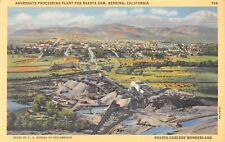 D2147 Aggregate Processing Plant for Shasta Dam, Redding, CA 1941 Teich Linen PC picture