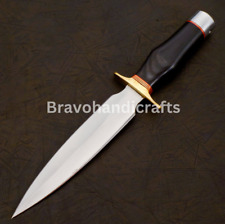 HANDMADE RANDALL 2 FIGHTING STILETTO REPLICA D2 STEEL HUNTING DAGGER BOWIE KNIFE picture