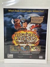 Untold Legends the Warrior's Code - Game Print Ad / Poster Promo Art 2006 C picture