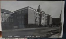 High School Ishpeming Michigan 1946 Real Photo Postcard picture