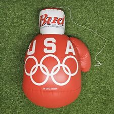 Vintage Budweiser Inflatable 2000 Olympic Beer Advertising Boxing Glove picture
