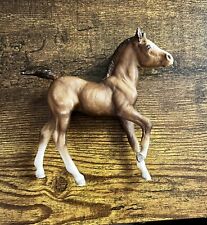 Vintage Breyer Andalusion Bay Brown/White Foal Horse Classic picture