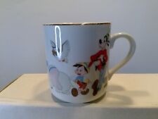 Vintage Walt Disney Productions Mickey Donald Dumbo Etc Mug Cup picture