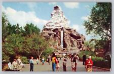 Disney Matterhorn Mountain Disneyland. Vintage Post Card. Unposted picture