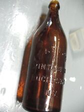 TAFTON  VINTAGE  CO.  ROCHESTER  N. Y. AMBER BLOB  TOP  BEER / WINE   BOTTLE   picture