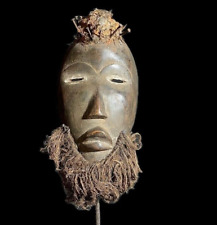 African Tribal Face Mask African dan Home Décor mask tribal art Dan Tank -8332 picture