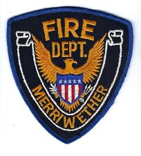*HTF* Merriwether (Edgefield County) SC South Carolina Fire Dept patch picture