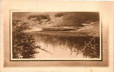 Vintage Postcard- A river Early 1900s picture