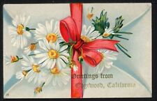 1910 Greetings from Edgewood California Embossed Vintage Postcard M317a picture