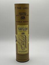 Colonel EH Taylor  Single Barrel Bourbon Whiskey TUBE ONLY - NO BOTTLE picture