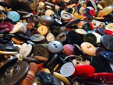 10oz Lots of Mixed Antique & Vintage Buttons of All Types for Sewing and Crafts picture