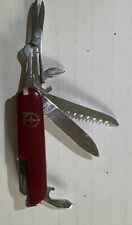 Vintage Swiss army knife multitool Stainless China 11 tools Made In China picture