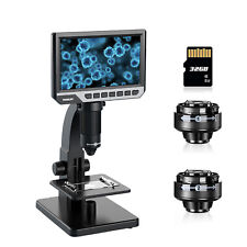 TOMLOV Digital Microscope Coin Microscope 2000X Biological Microscope 7