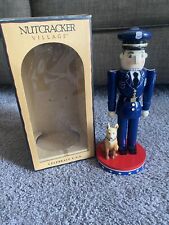 Nutcracker Village Police Man and Canine 10th Anniversary 2002 Police K9 picture