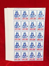 1970s Uncle Sam I Want You For US Army Recruitment Sticker 60 Sheets LOT 1,200 picture