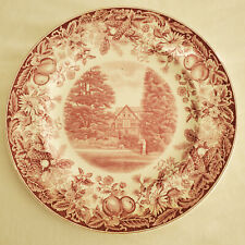 Vassar College Rare Wedgwood Commem. Plate - Cushing Hall - Excellent Cond. picture