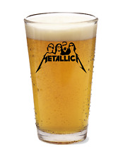 Metallica (2024)  - Rock and Roll - 16oz Pint Beer Glass Pub Barware Seltzer Tea picture