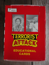 1986 Terrorists Attack Educational Cards Full Box --  From a Freshly Opened Case picture