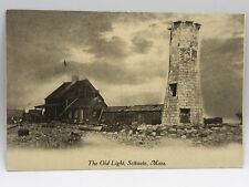 Postcard The Old Light Lighthouse Scituate Massachusetts Unposted picture