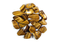 Gold Tiger's Eye Tumbled Gemstones - Bulk Wholesale Options - 1 LB picture