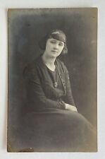 RPPC Real Photo Postcard Young Woman Pretty Lady Richmond, Virginia picture